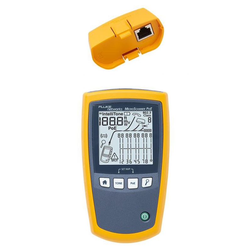  线缆验测仪 Fluke Networks MicroScanner™ PoE 