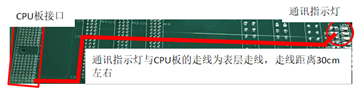通讯指示表层灯走线示意图.png